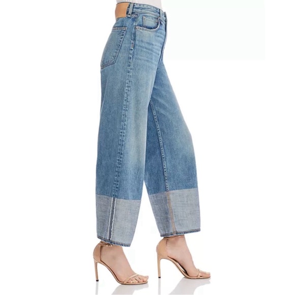 RUTH SUPER HIGH-RISE ANKLE WIDE LEG JEANS